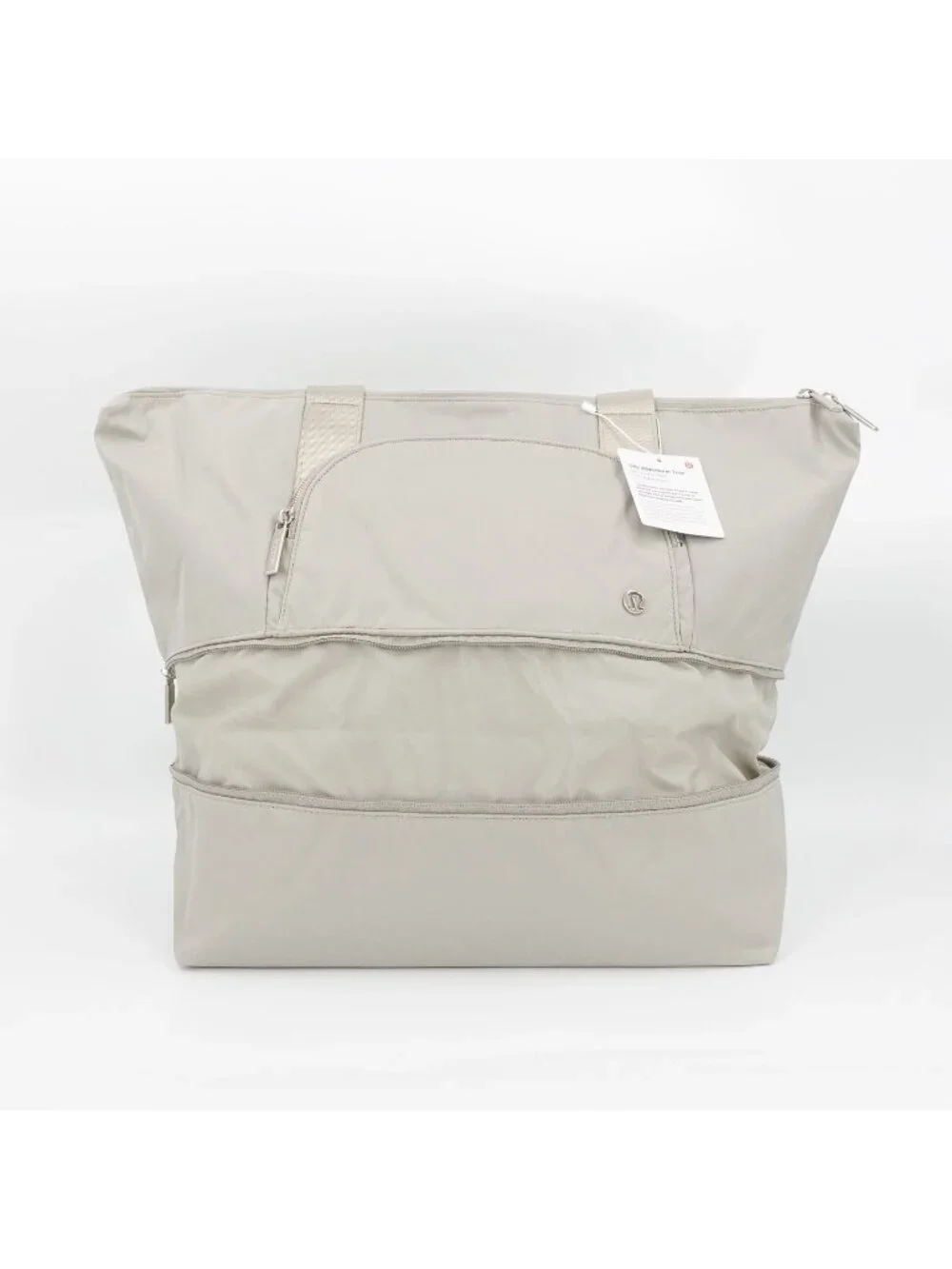 Lululemon Women's City Adventurer Tote 27L Raw Linen Beige OS